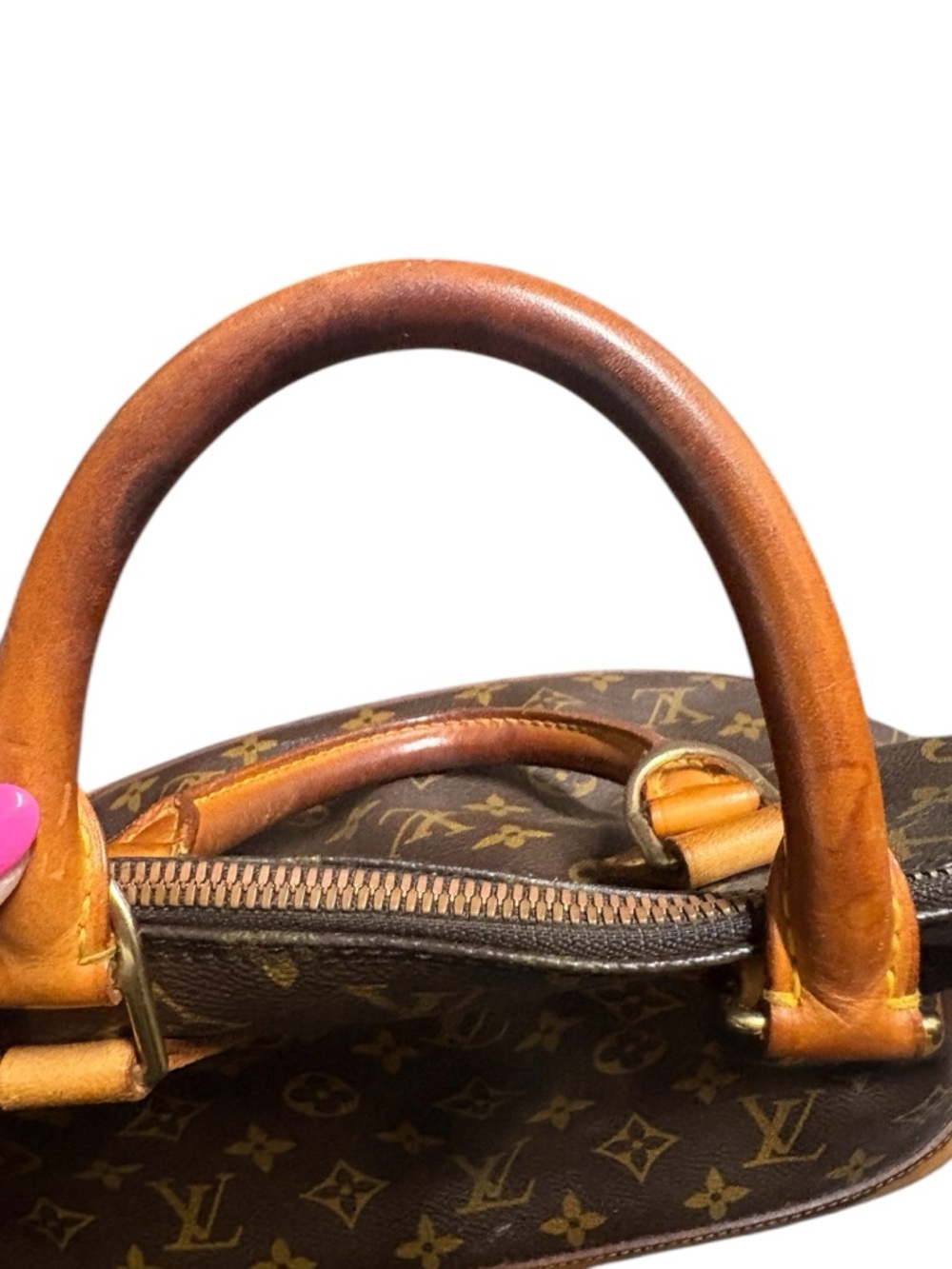 Louis Vuitton Brown Monogram Alma-Style Satchel with Vachetta Trim - Picture 8 of 16